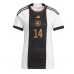 Duitsland Jamal Musiala #14 Voetbalkleding Thuisshirt Dames WK 2022 Korte Mouwen